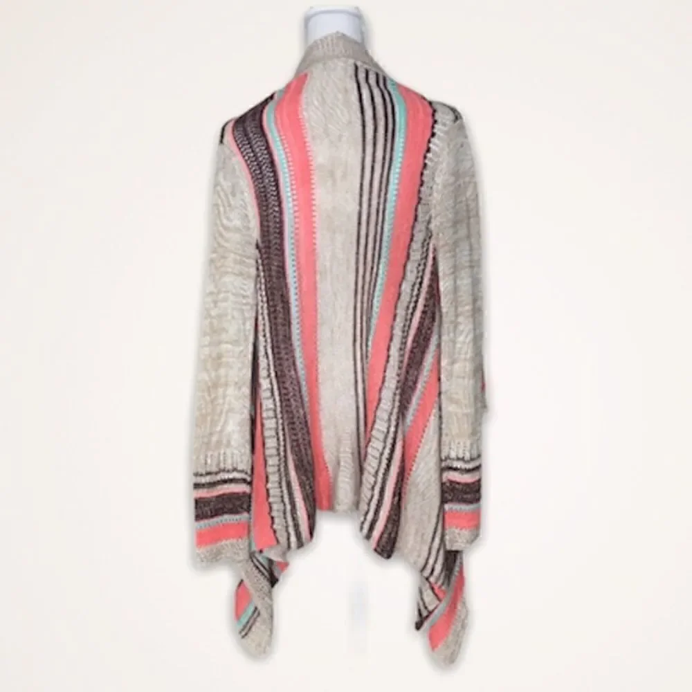Bonfire Open Knitted Cardigan- Buttons - Picture 2 of 6